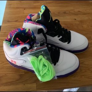 Reverse Bel Airs/ Jordan 5 Retro Ghost Green